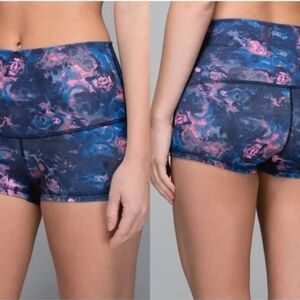 lululemon athletica Women's Athletic Shorts in Blue and Pink